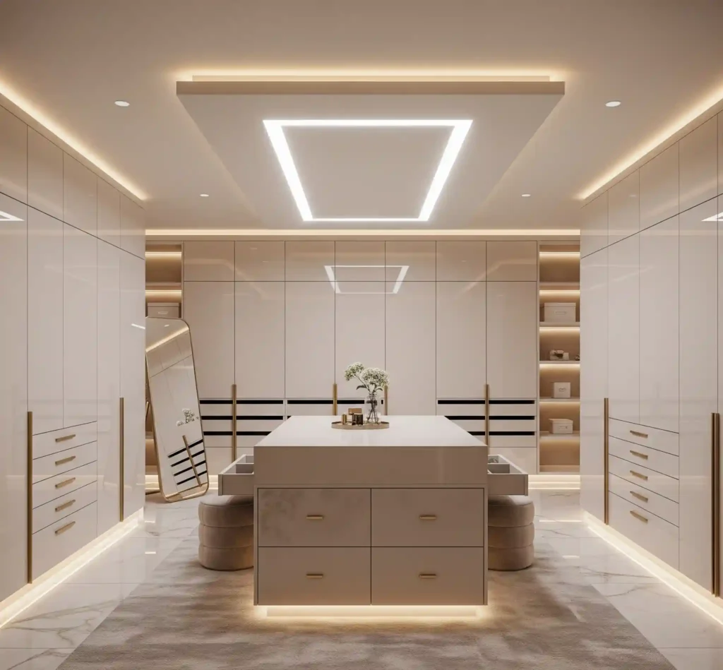 modern dressing room